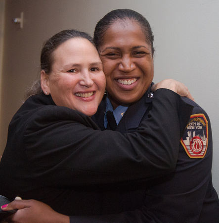 Carol Paukner NYPD; Regine Wilson FDNY; women of 911