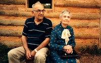 Harold and Harriette Arnow at Sycamore Shoals, Tennessee, photo by Steve Giles