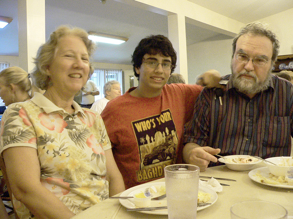 Maureen, David, and Tom Arnow at Hindman