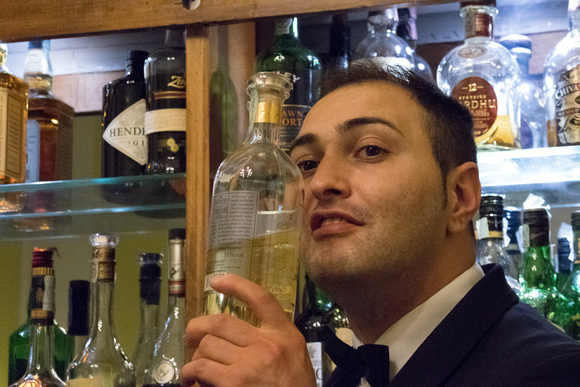 Our bartender in Rome.