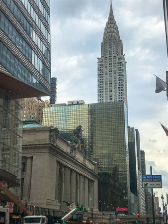 Grand Central Terminal and the Chrysler Building