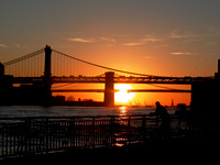 Sunset from East River Park