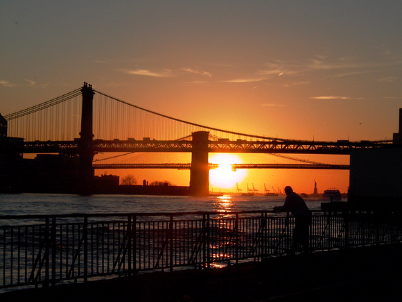 Sunset from East River Park